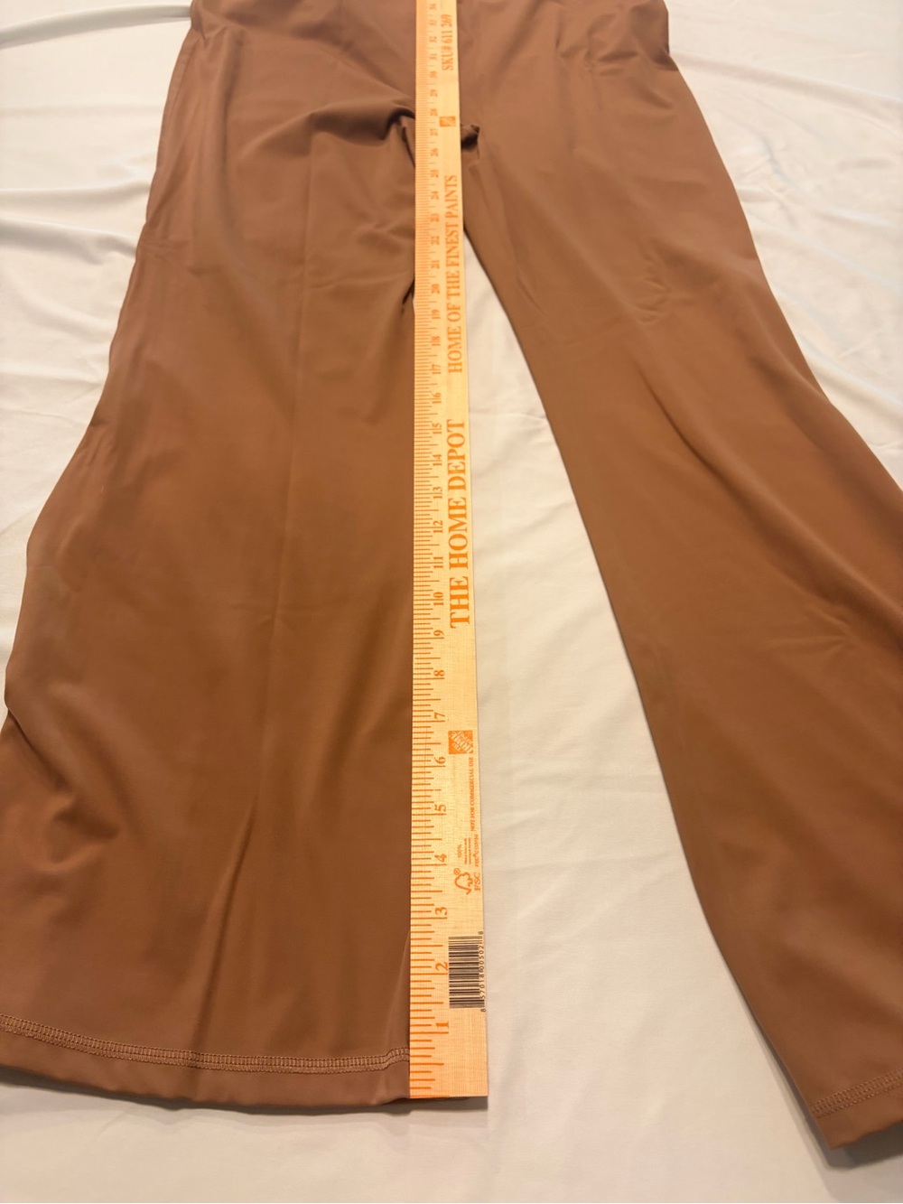 JoyLab High Rise Front Seam Flare Leggings Pants Camel Brown XL - Picture 6 of 9